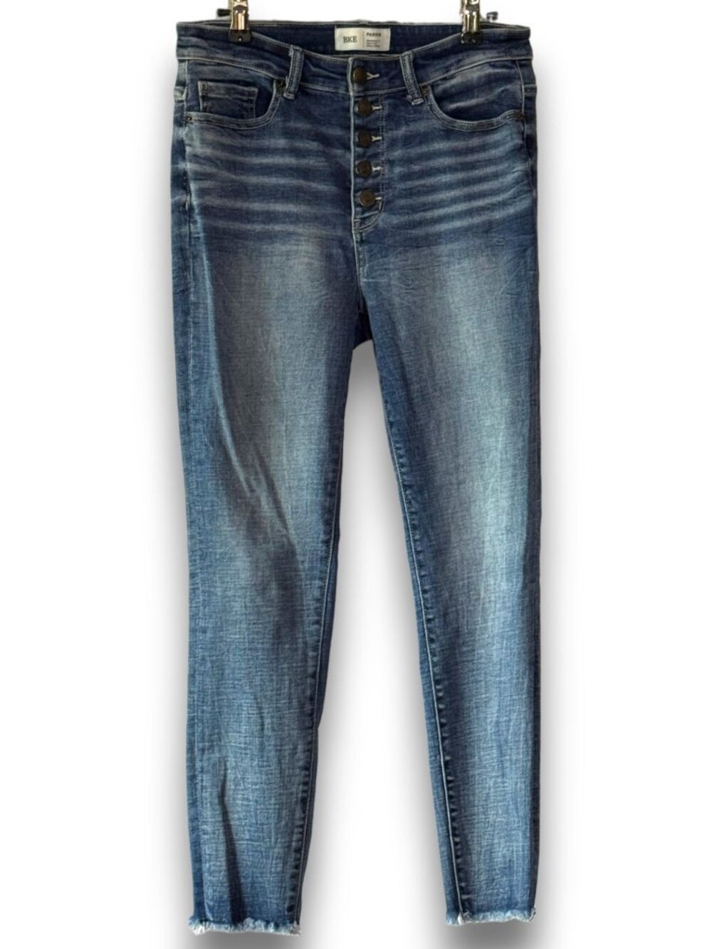 BKE Parker High Rise Ankle Skinny Denim Jeans Size 27 Button Fly